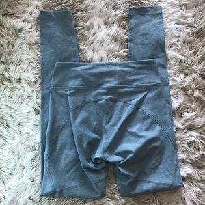 Outdoor voices heather green leggings small